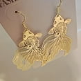 thumbnail image 4 of AYYUFE 1 Pair Piercing Vivid Alloy Women Earrings Chinese Style Goldfish Hook Earrings Jewelry Accessories Alloy Gold, 4 of 8