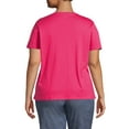 thumbnail image 2 of Lands' End Women's Plus Size Relaxed Supima Cotton T-Shirt, 2 of 3