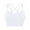 White, variant on beishanbush Clothing 2025 Bra Under $5 Womens Back Sport Bras Padded Strappy Cropped Bras for Yoga Workout Fitness Low Impact Bras