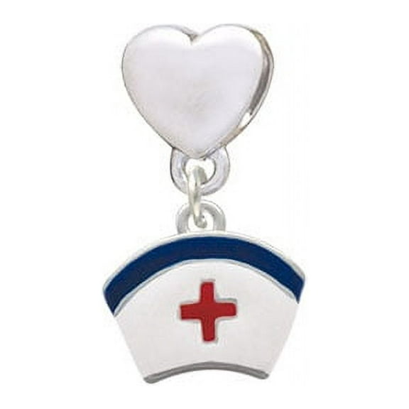 Nurse Hat - Heart Charm Bead