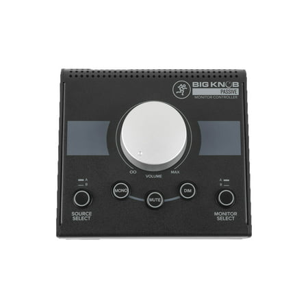 Mackie Big Knob Passive Sturdy 2 Source 2 Monitor Pair Studio Monitor (Best Passive Studio Monitors)