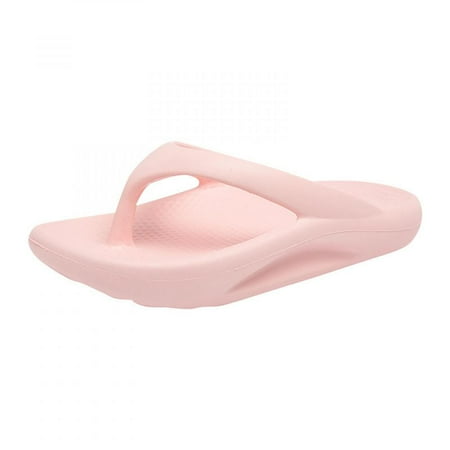 

Todqot Slippers for Women- Couple Orthotic Flip Flops Arch Support Soft Thong Sandals Slippers Pink 35-36