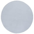 thumbnail image 3 of Safavieh Faux Rabbit Fur David Solid Machine Washable Slip Resistant Area Rug, Light Gray, 6' x 6' Round, 3 of 13