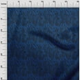 thumbnail image 2 of oneOone Cotton Poplin Royal Blue Fabric Tiger Animal Skin Dress Material Fabric Print Fabric By The Yard 42 Inch Wide, 2 of 4