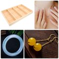 thumbnail image 2 of GOOHOCHY Bandeja de madera para guardar anillos y joyas, bandeja para guardar anillos y joyas., 2 of 8