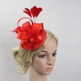 thumbnail image 4 of CALIENTE Fascinator Accesorios para el cabello Clip Sombrero Floral Lady Gift Yuyangstore Pinza para el cabello, 4 of 4