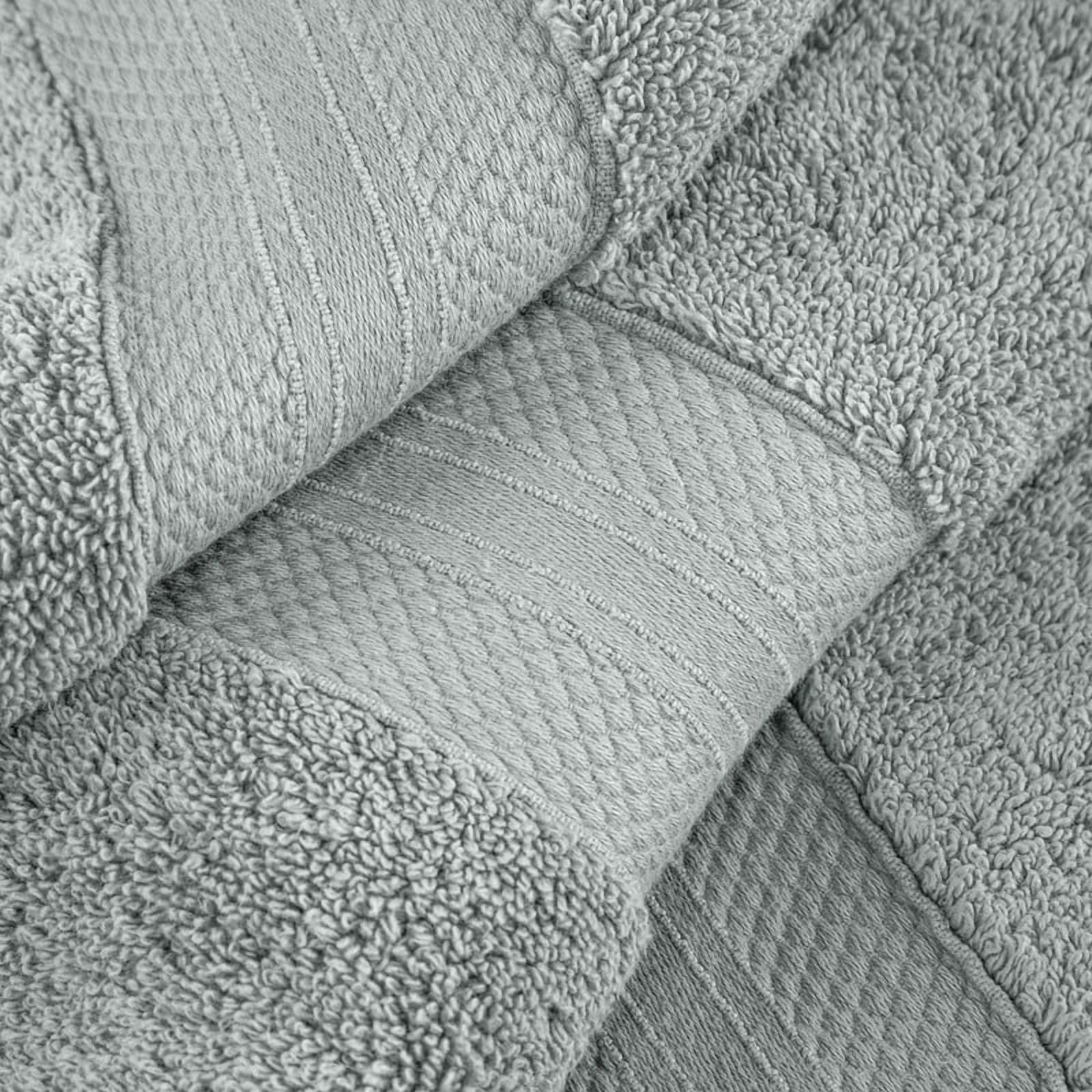 Superior Aria Turkish Cotton 3-Piece Towel Set, Ultra Soft Heavyweight Towels, Olive Green