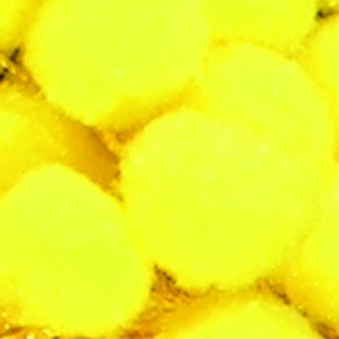 The Ribbon People Club Pack of 24 Yellow Wire Tie Pon Pon Craft Ribbon 12"