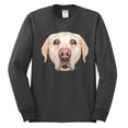 thumbnail image 2 of Wild Bobby, Golden Retriever Cute Gift, Dog Lover, Men Long Sleeve Shirt, Charcoal, Large, 2 of 4