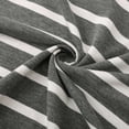 thumbnail image 6 of Winter Striped Drawstring Hooded Long Sleeve Sweatshirt Top for Women Cozy Casual Pullover, 6 of 8