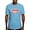 Baby Blue, variant on - CA(CAN) Canada Hockey Fitted T Shirt - Fitted T-Shirt, Vintage Fit Soft Cotton Tee