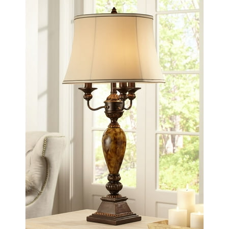 1 Iris Table Lamp - Kathy Ireland Mulholland 6-Way Traditional Table Lamp