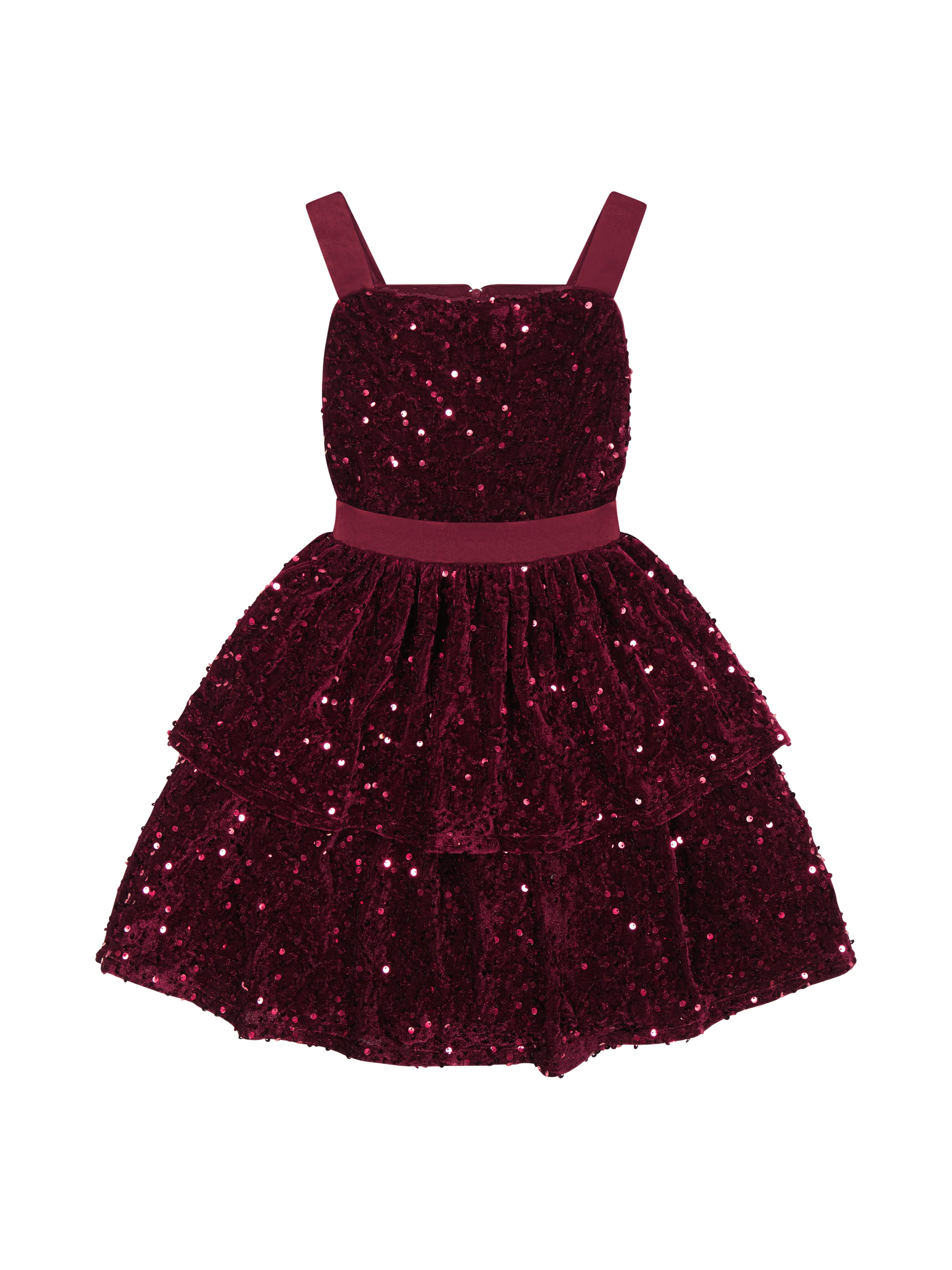 Kensie Girl Sequin Velvet Sleeveless Dress, Sizes 4-16