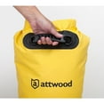 thumbnail image 2 of Attwood 11897-2 Heavy-Duty Dry Bag, Safety Yellow and Black, 20 Liter, 2 of 4