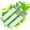Light Green, variant on Ultimate Confetti - 8 Pack Baby Blue Confetti Wands - Handheld 6" Biodegradable Tissue Paper Confetti Flick Flutter Sticks For Wedding, Birthday, Parties & Live Events - 1 Handful, 0.5 oz Each Stick