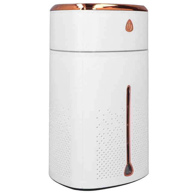 Humidificador de dormitorio, humidificador de escritorio blanco de 1000 ml, humidificador USB, humidificador de vapor frío, características mejoradas