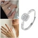 thumbnail image 1 of Anillo ajustable, exquisito y elegante, accesorio significativo para el día a día, para bodas o como regalo, 1 of 8