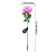 thumbnail image 3 of Decoraciones navideñas, adornos navideños, regalos navideños, decoración de temporada, luces solares de suelo con rosas de simulación, impermeables para exteriores, para jardín, césped, luz LED de reg, 3 of 9