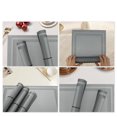 thumbnail image 5 of Unique Bargains 4 Pcs Double Frame Placemats PET Place Mats for Kitchen Dining Gray, 5 of 6