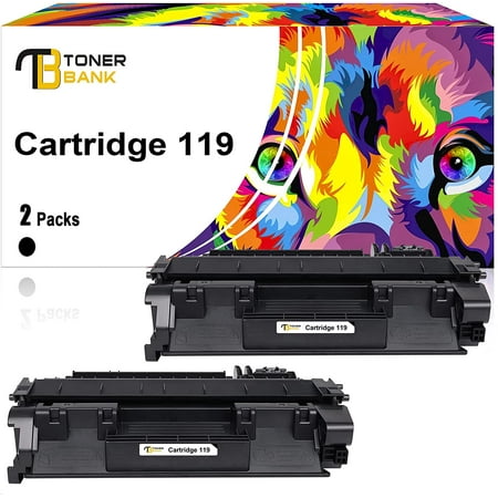 Toner Bank Toner Compatible Toner Cartridge Replacement for Canon 119 ImageCLASS MF5950dw MF5960dn MF6160dw Printer Ink (Black, 2-Pack)