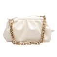 thumbnail image 1 of Sywqhk Bolsos De Hombro Con Cadena Para Mujer Bolso De Embrague De Fiesta En La Nube De Cuero Pu (Blanco) Sywqhk Para estrenar, 1 of 9