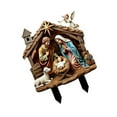 thumbnail image 4 of Holy Family Figurine Jesuses Marys Josephs Religious Decoration Statue Tabletop Centerpieces Nativity Statue Sculptures, 4 of 9