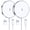 Silver, variant on 15W Fast Magnetic Wireless Charger 2 Pack, Compatible with iPhone 17/16/15/14/13/12 Series & AirPods, Strong Magnet Charging Pad with USB-C Cable