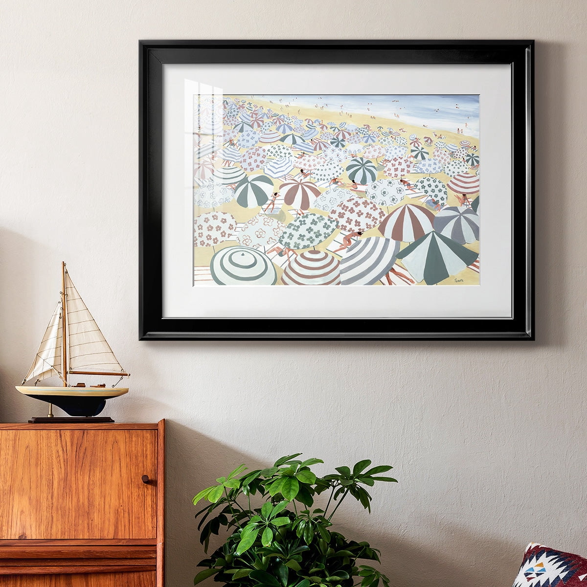 Subtle Beach Premium Framed Print - Ready to Hang