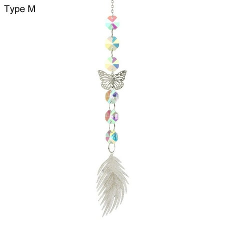 

Gift Home Decoration Drop Ornament Curtains Embellishment Star Moon Crystal Wind Chime Sun Catcher Hanging Prisms Pendant TYPE M