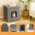 thumbnail image 3 of 30Gal Outdoor Cat House, Weatherproof Resin Cat Houses for Outdoor Cats for Garden, Patio, or Backyard, 3 of 8