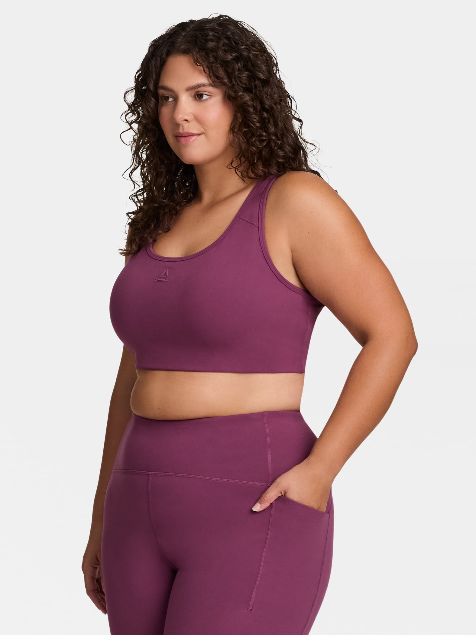 Reebok Women's Medium Impact Reflex Bra with Removable Cups, Sizes XS-4X