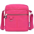 thumbnail image 2 of 2pcs Black and Red Casual Nylon Bags Handbag Shoulder Bag Waterproof Shoulder Bag for Women, 2 of 5