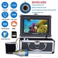 thumbnail image 2 of Underwater Fishing Camera 7 Inch 1000TVL Fish Finder Underwater Fishing Camera 15pcs White LEDs + 15pcs Infrared Lamp For Ice/Sea Fish Camera ,Night Vision & Waterproof Design, 2 of 7