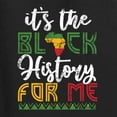 thumbnail image 6 of Wild Bobby It's The Black History For Me Black Pride Men Graphic Tee, Black, XX-Large, 6 of 6