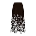 thumbnail image 7 of TaTaai Women's Casual Midi Skirt with All-Over Print, Side Zipper Closure, and Flattering A-Line Fit for Spring and Summer Gift, 7 of 7