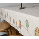 thumbnail image 4 of Mantel rectangular revestido, mantel impermeable para el hogar, mantel de PVC, mantel de fácil cuidado, utilizado para mesa de picnic de jardín y mantel de cocina (140*180 cm) Rojo Verde, 4 of 5