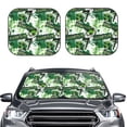 thumbnail image 2 of Haiem Football 7 Car Windshield Sun Shade (2 Pieces) Foldable Windshield Sun Shade Car Accessories for Truck SUV Pickup-Small, 2 of 7