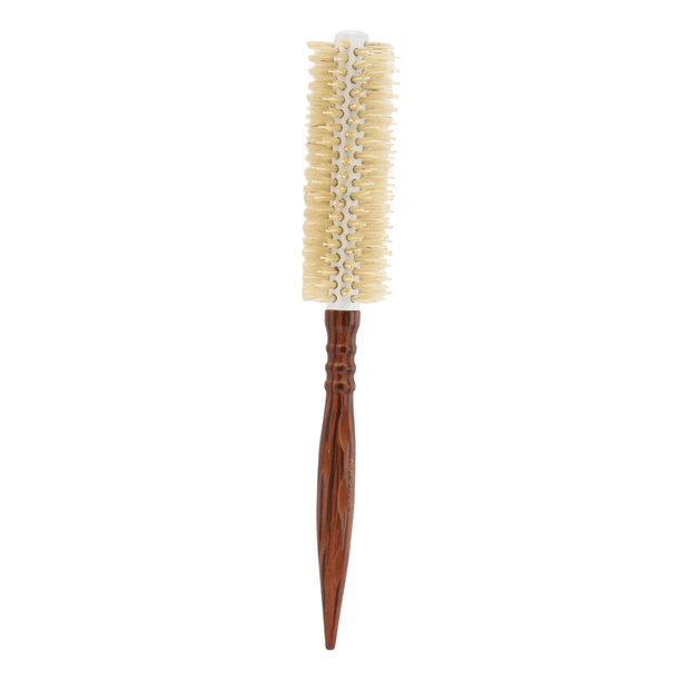 1 Pc Peine de Rizado Portátil para Mujeres, Peine de Cola de Rata para Cabello Rizado y Liso, Tubo de Aluminio en Color Blanco y Marrón