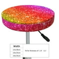 thumbnail image 4 of Naloa Colorful Glitter Round Bar Stool Cushion Cover 12-14 inch, Fits Kitchen, Office, Restaurant Chairs - 14 inch, 4 of 7