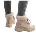 thumbnail image 5 of Heisall Women's Snow Boots Winter Fleece-Lined Warm Outdoor High-Top Fashion Versatile Minimalist, 5 of 8