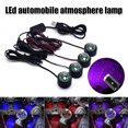 thumbnail image 2 of CAROOTU USB LED Car Atmospheres Lamp Sound Control Interior Ambient Star Light Decoration High Brightness, 2 of 7