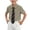Khaki, variant on ATORRE Kids Boys Blouse Solid Color Short Sleeve Turn Down Collar Button Down Dress Shirt with Stripe Tie Blue 3-4 Years
