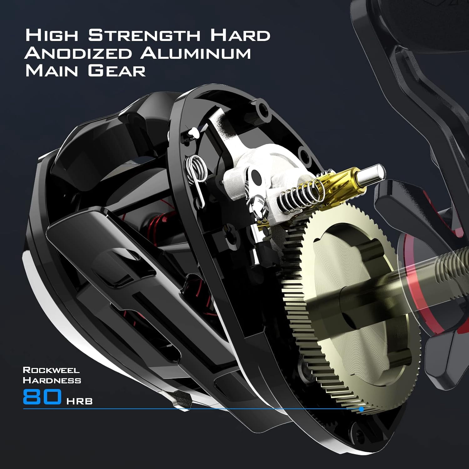 KastKing Baitcasting Fishing Reel, 6.7oz, 17.64 LBs 11+1 Shielded BB, 7.2:1 Gear Ratios- MegaJaws