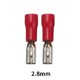 thumbnail image 3 of Juego de terminales de crimpado eléctricos, conectores de cable de pala con sello aislado, hembra, 2,8 mm, 4,8 mm y 6,3 mm, 10/50/100 unidades, 3 of 5
