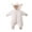 Beige, variant on Toddler Kid Jumpsuit Pants Clothes Winter Toddler Baby Boys Girls Long-sleeve Padded Hooded Romper Suit Summer Jumpsuit For Girls Boys