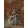 thumbnail image 2 of Robert Smirke 19x24 Gold Ornate Framed and Double Matted Museum Art Print Titled - One from Illustrations to Shakespeare, 2 of 4