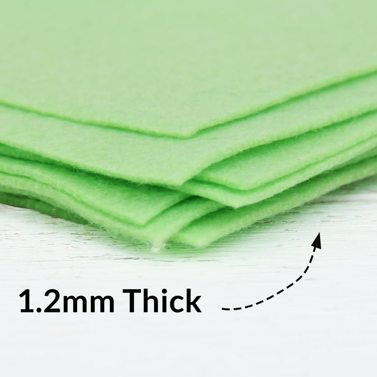 FabricLA Acrylic Felt Sheets For Crafts - Soft Precut 12 X 12 Inches  (30.5cm X 30.5