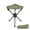 Olive Green, variant on Eespoir Outdoor Camping Rotating Folding Chair, Aluminum Alloy Triangular Stool for Hiking, Fishing, Barbecue, Picnic, Lightweight Carrying, Portable Seating(Olive Green)