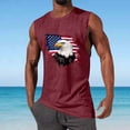 thumbnail image 2 of DIOAZUD Mens Tank Tops USA Eagle of Freedom 4th of July Tank Top Summer Beach Patriotic Muscle Sleeveless Shirts, 2 of 6