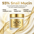 thumbnail image 2 of Snail Mucin Cream 93% for Skin Care, Intense Hydration & Dryness, Snail Mucin Moisturizer 120g, Natural Snail Secretion Filtrate & Non-GMO, Fast Absorbing & Non-Sticky, 4.23oz, 2 of 11